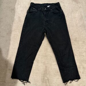 Womens Black Denim Jeans - DKNY